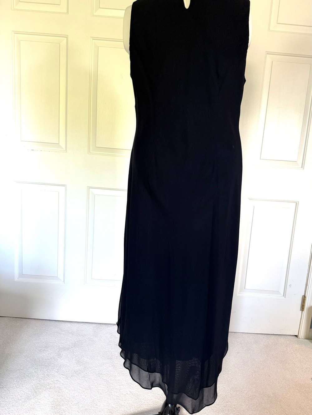 Jones New York Black Sleeveless Maxi Dress